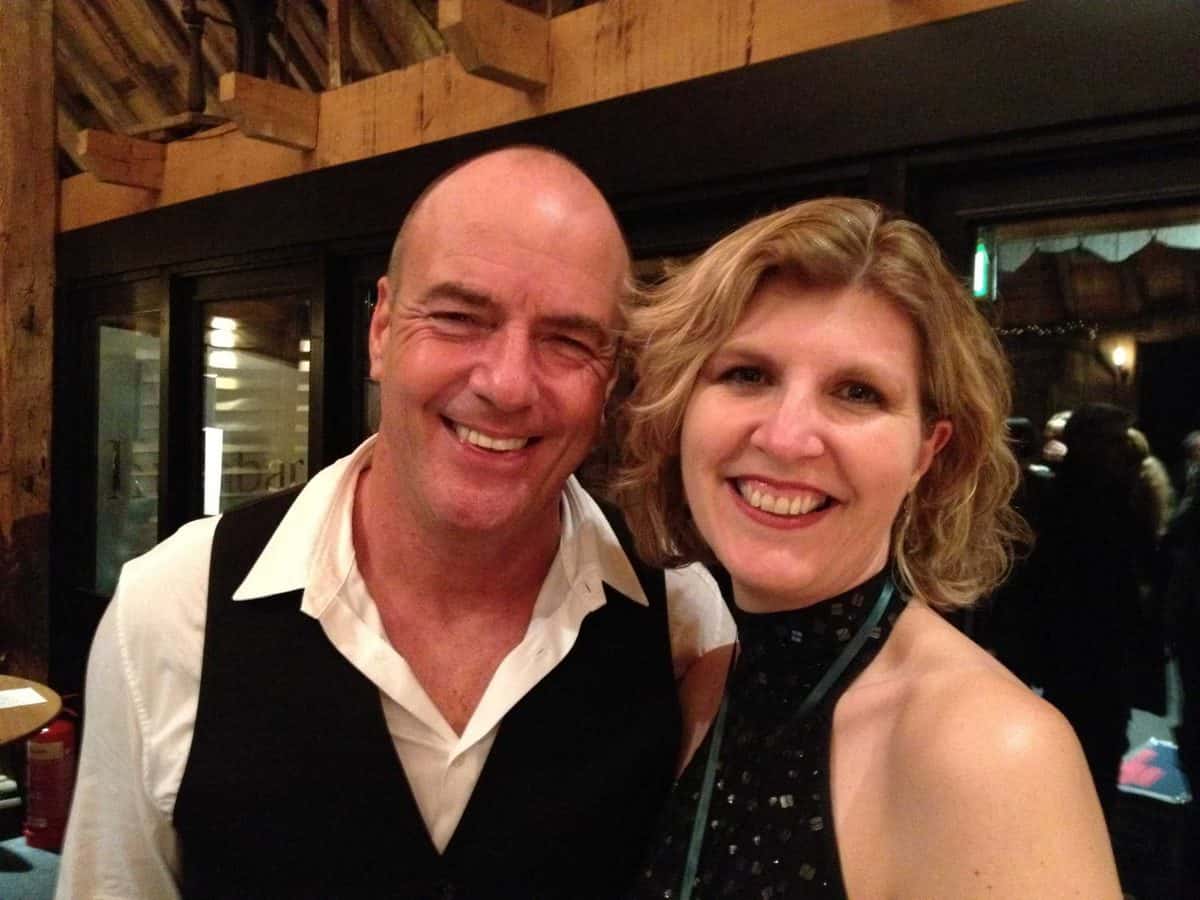 Me with Peter Cox at the Highbarn Pledgers Concert