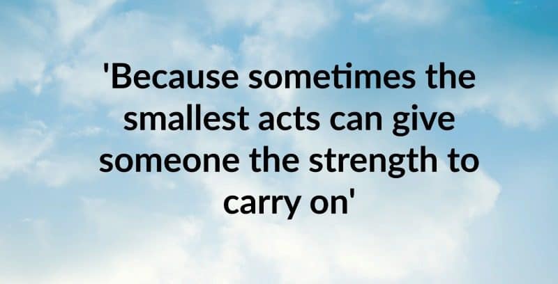 Smallest Acts quote