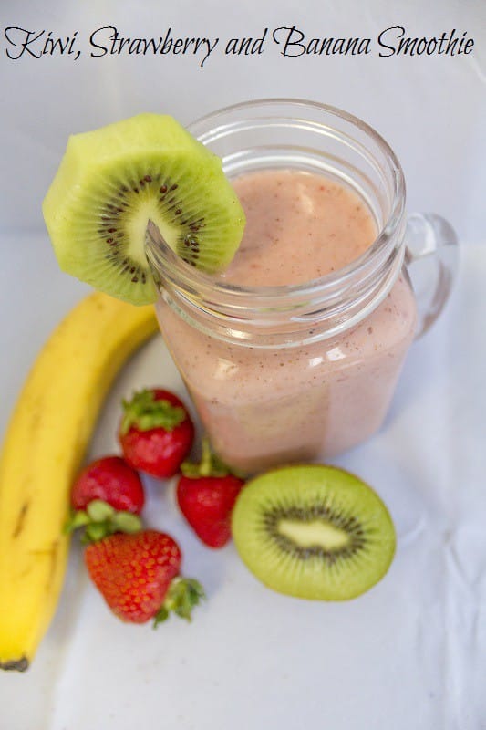 Kiwi, Strawberry and Banana Smoothie by Victoria Welton
