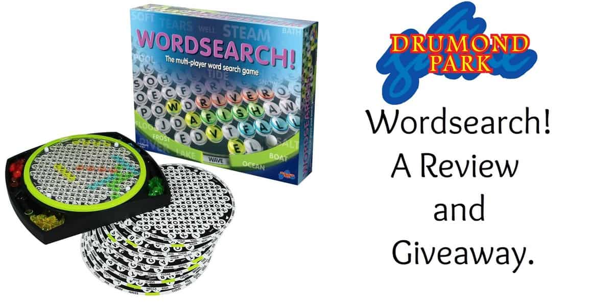 Drumond Park Wordsearch Game. A Review and Giveaway.