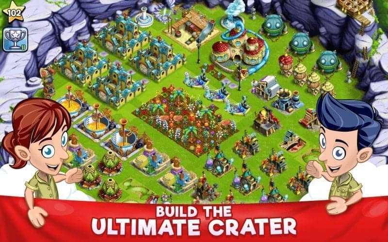 Crater Craft. A gaming app.