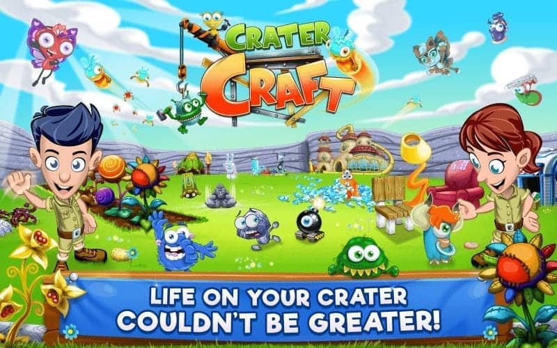Crater Craft. A gaming app.