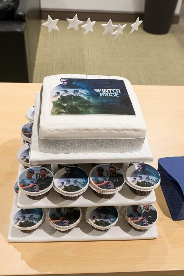 The Corporate Logo Tower Cake from The Brilliant Bakers