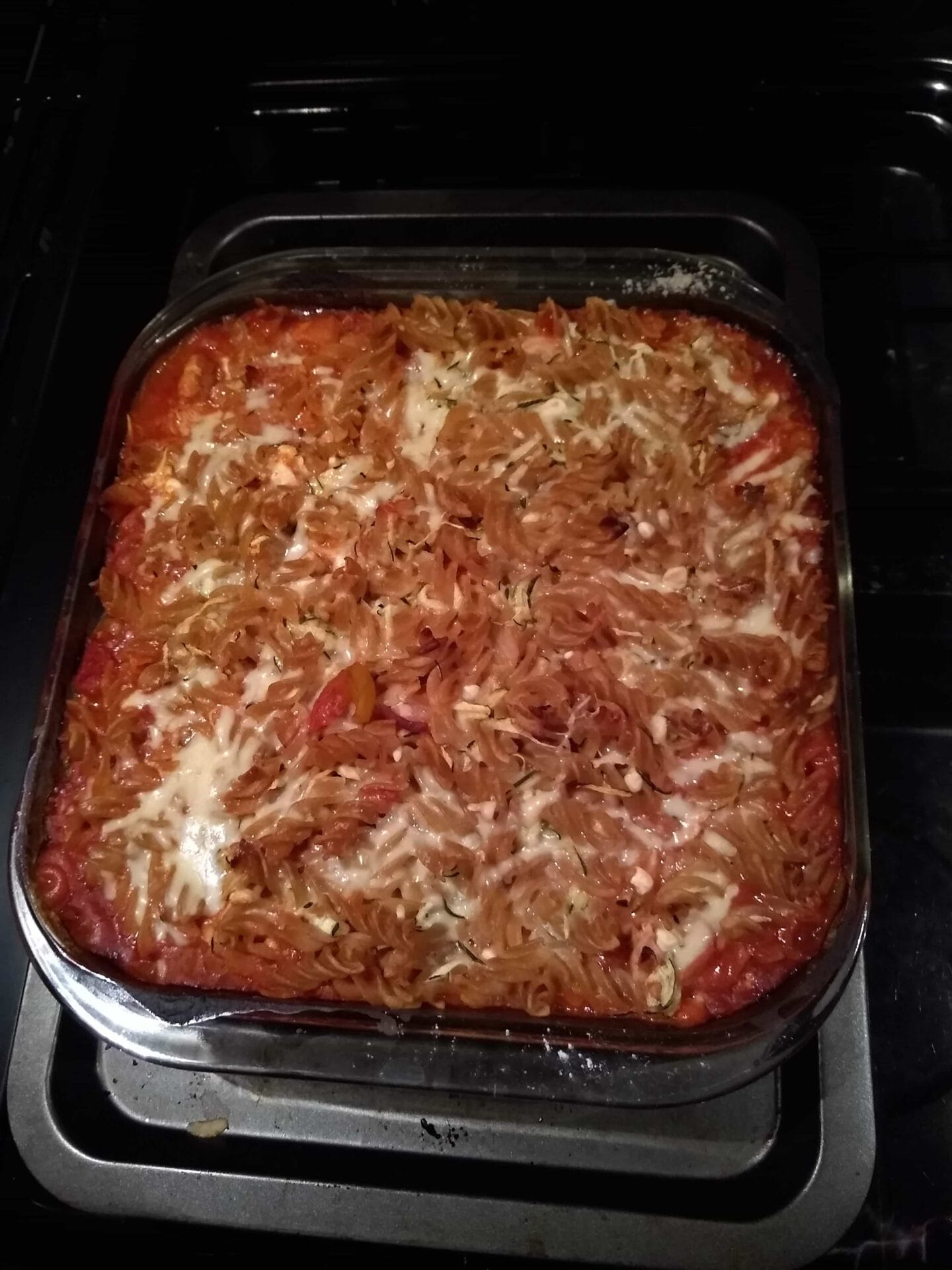 Slimming World Chicken and Bacon Pasta bake