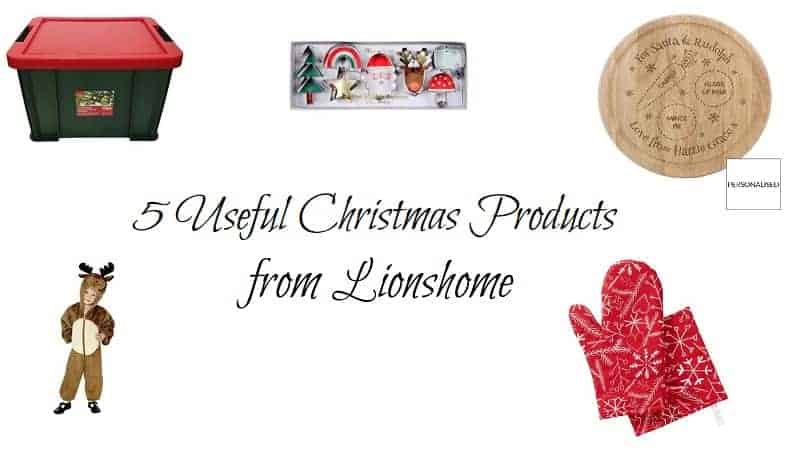 Some rather useful Christmas products from Lionshome which will help you over the festive period including items for school nativity, baking and storing!