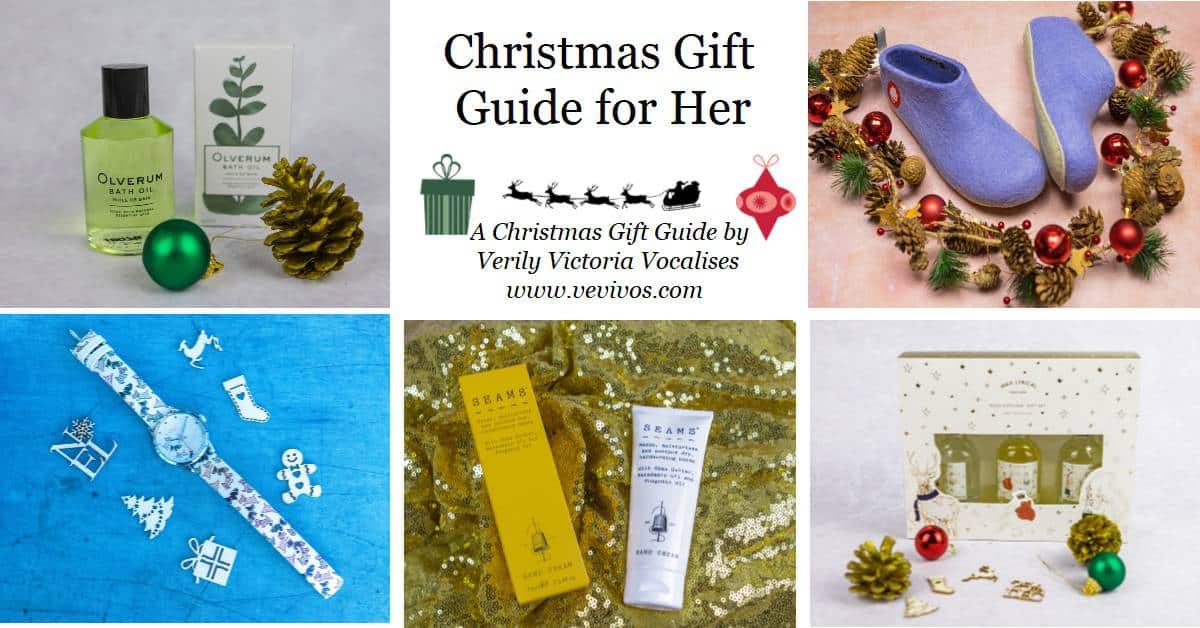 Here is a Christmas Gift Guide for Her with plenty of items you might like to consider. Some wonderful companies have given me some great ideas!