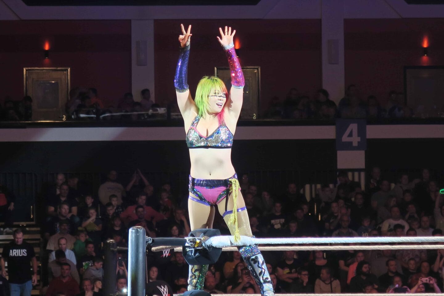 Asuke at WWE Live UK Cardiff November 2018