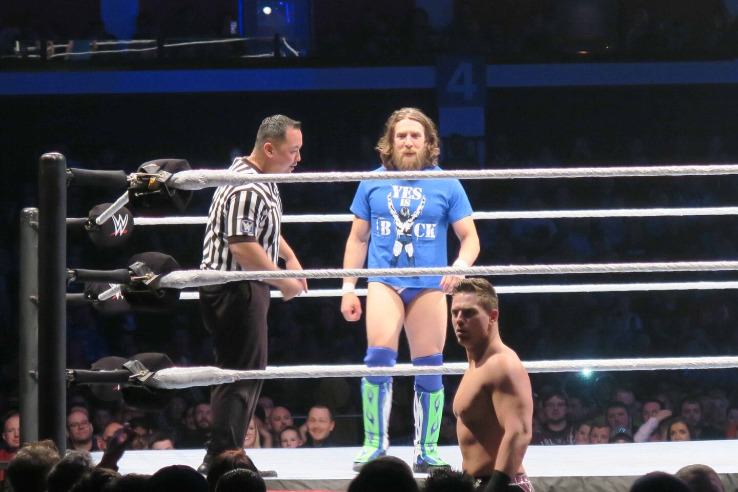 Daniel Bryan and The Miz at WWE Live UK Cardiff November 2018