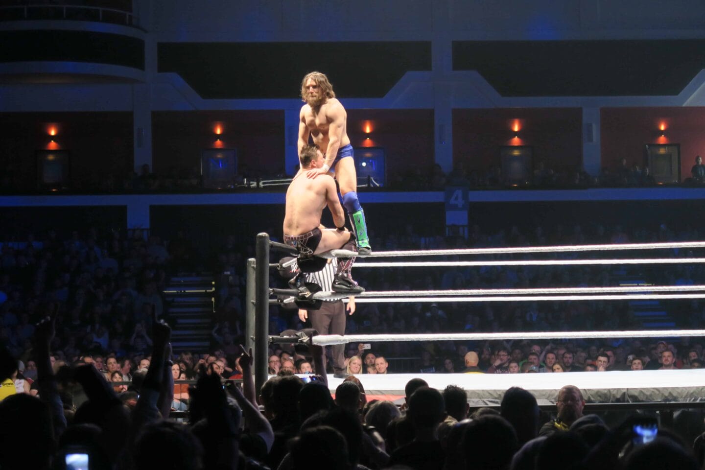 Daniel Bryan and The Miz at WWE Live UK Cardiff November 2018