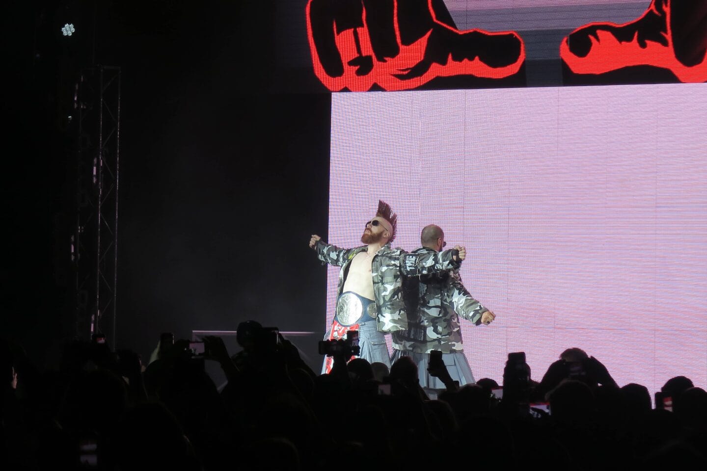 Sheamus and Cesaro at WWE Live UK Cardiff November 2018