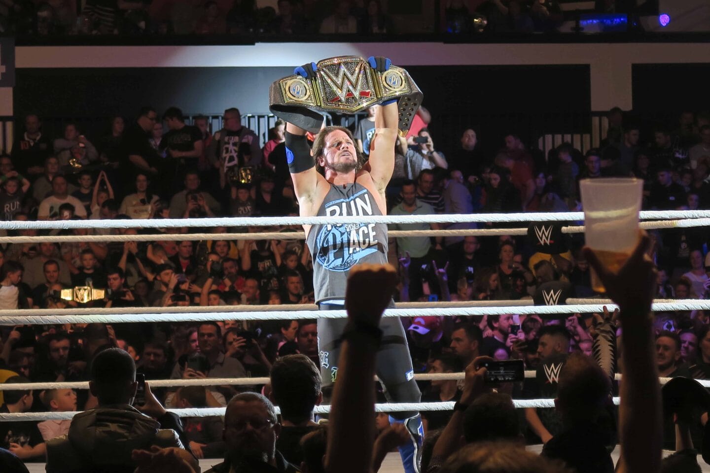 AJ Styles at WWE Live UK Cardiff November 2018
