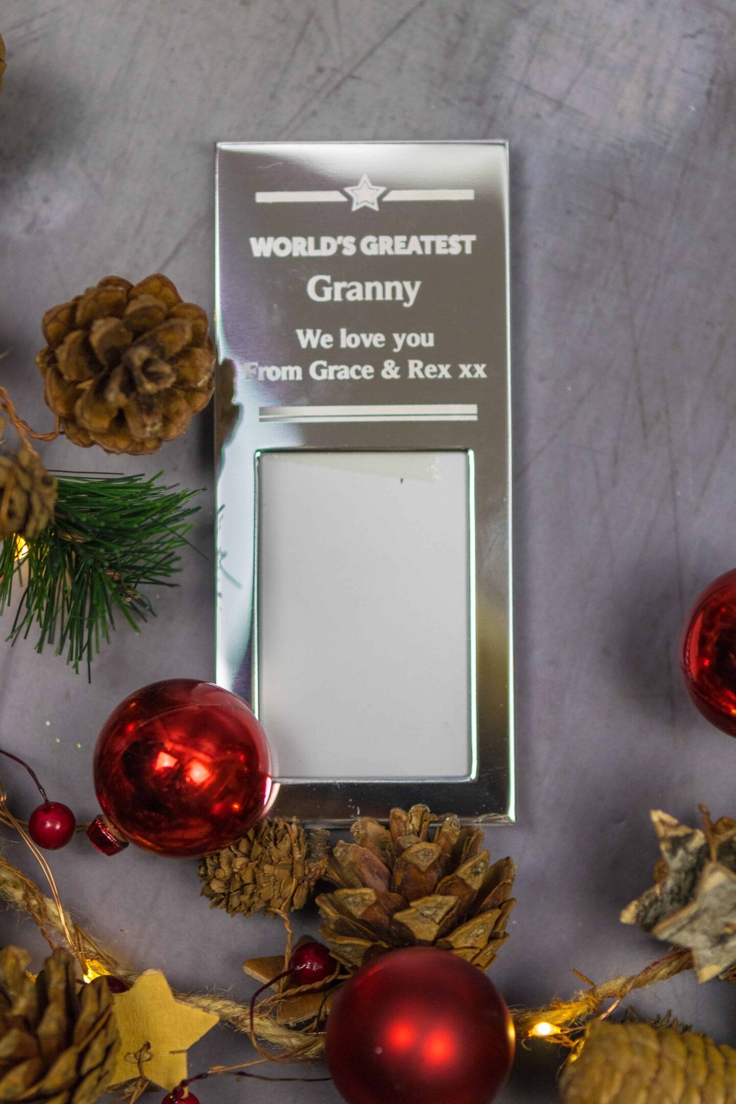 World's Greatest Luxury Small Silver Frame RRP £7.99