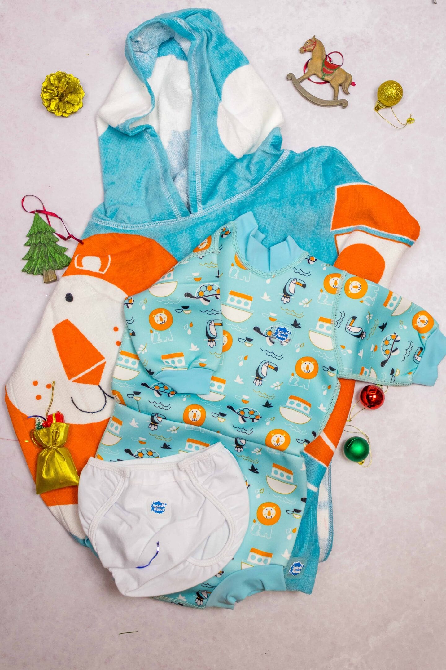 Happy Nappy Wetsuit and Matching Poncho Towel from Splash About - RRP £25.99 and £16.99