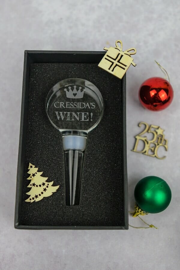 Crown Crystal Bottle Stopper from Giftpup