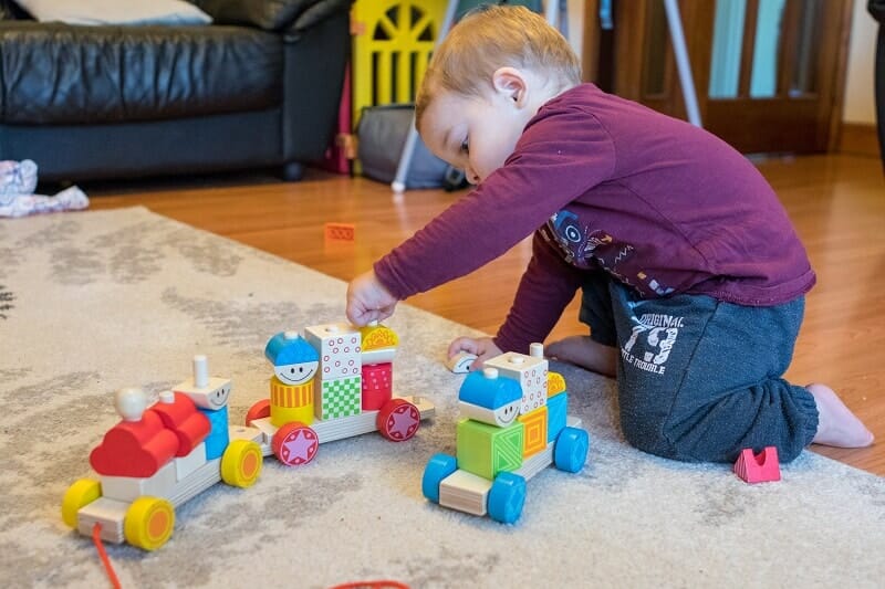 Bigjigs Toys Build Up Train