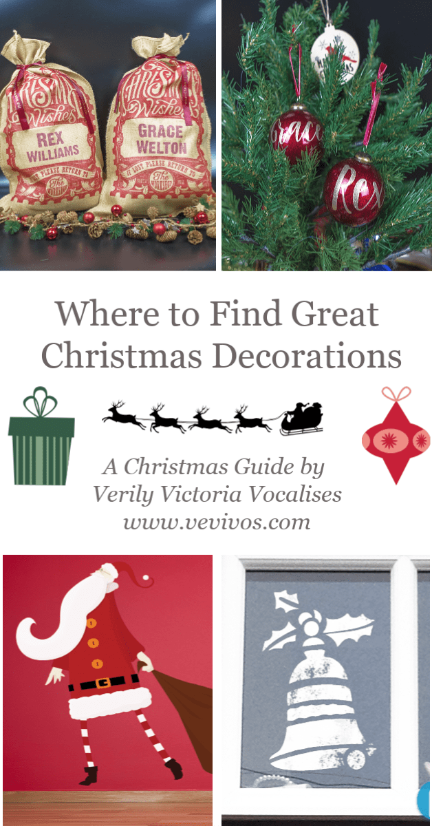 Where to find great Christmas decorations can really pay off if you search a little bit harder. I have listed a couple of places I love.