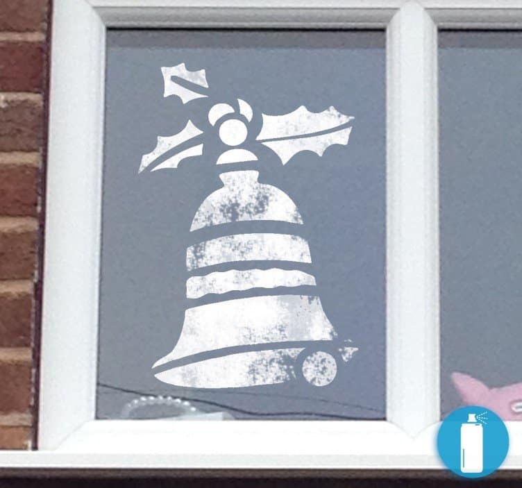 Christmas Bell Decorative Decal from Tenstickers