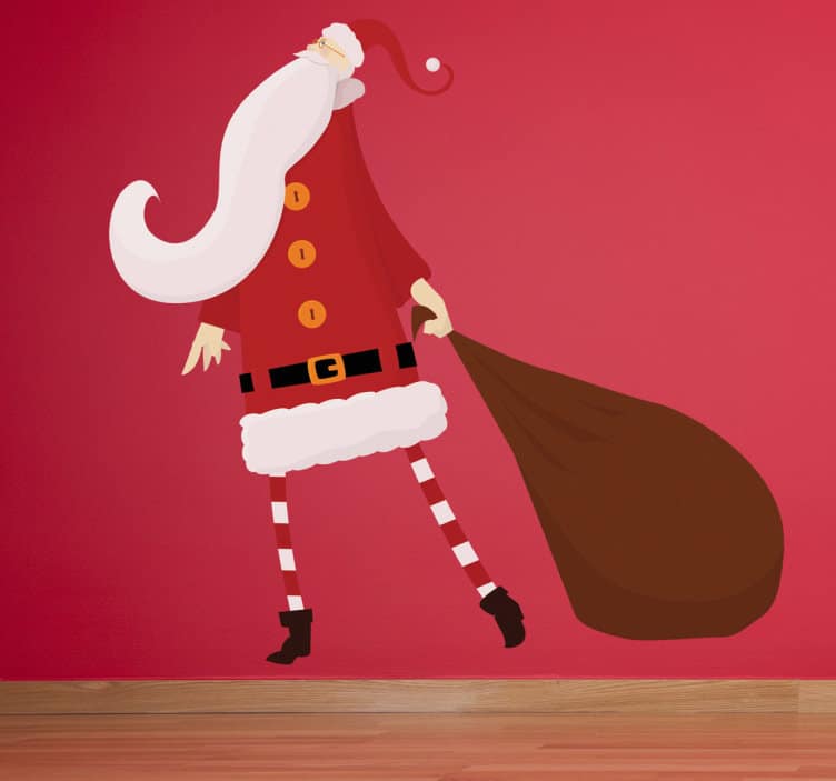 Father Christmas Decal sticker from Tenstickers