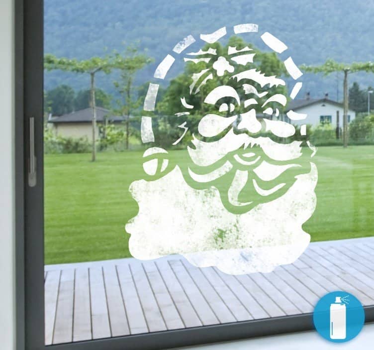Santa Christmas Decal from Tenstickers