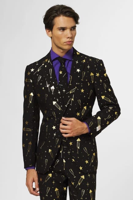 Fancy Fireworks suit from Opposuits