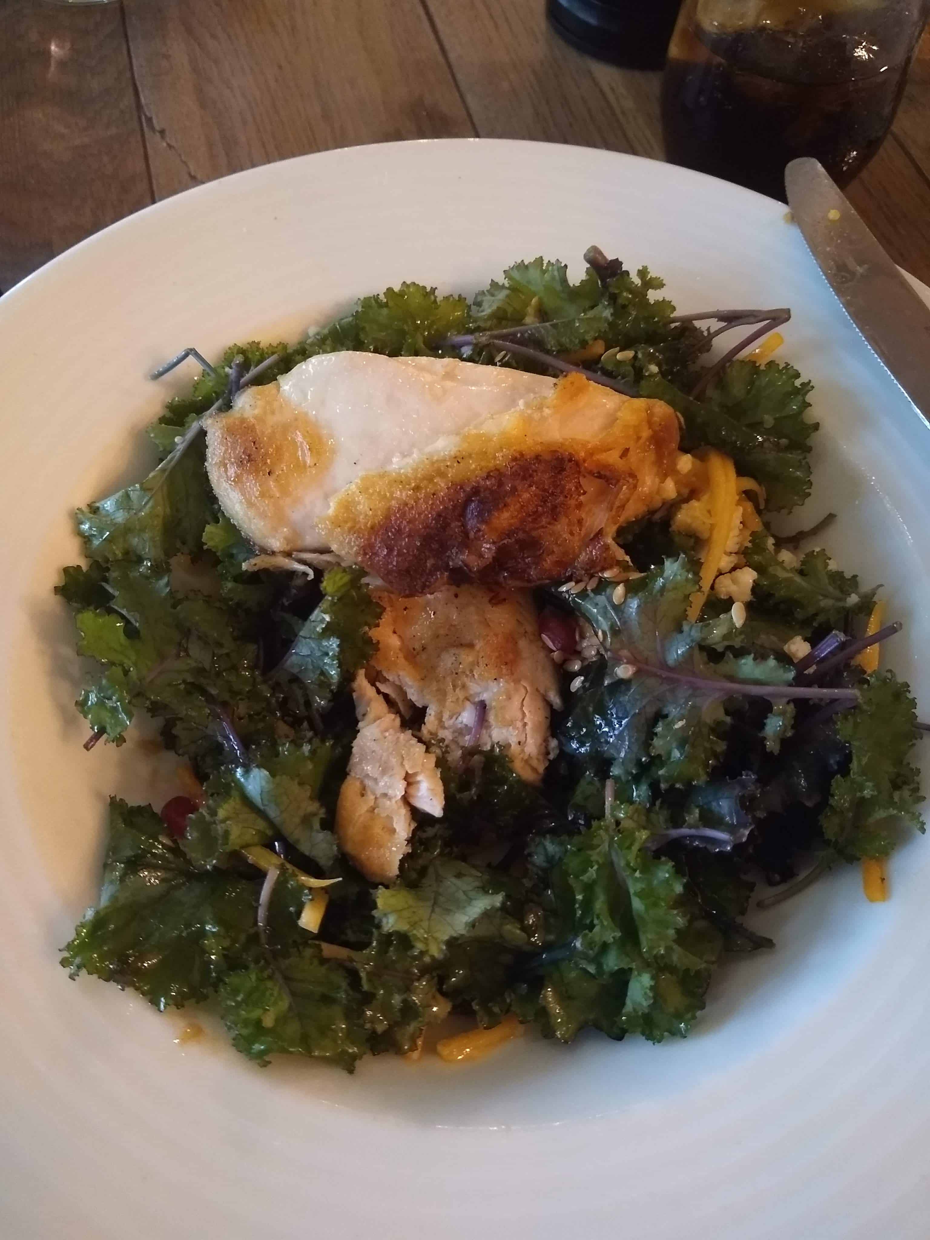 Superfood Salad with Chicken breast from Aubain Restaurant