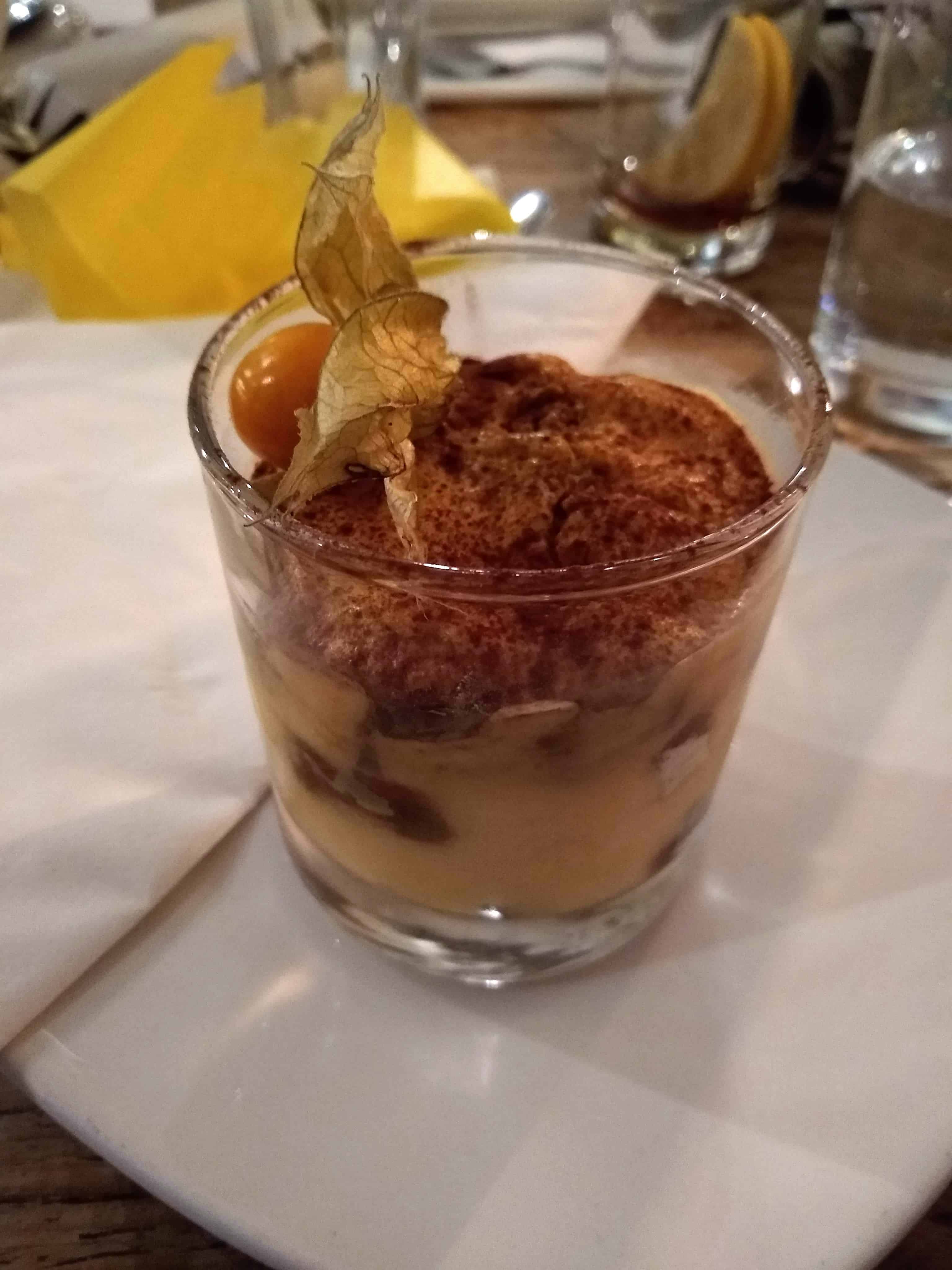 Tiramisu at Winyards Gap