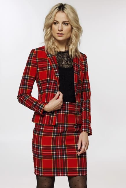 Lumberjackie suit from Opposuits