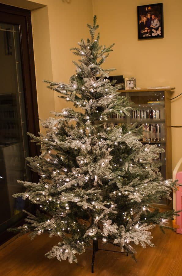 Pre-lit Frosted Ultra Mountain Pine Artificial tree from Christmas Tree World