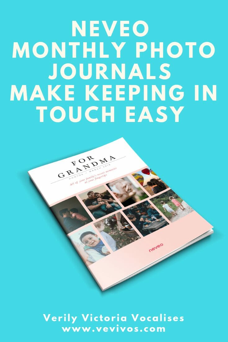 Neveo Monthly Photo Journals for are a great product to keep in touch with family members who aren't on social media.This post will tell you how.