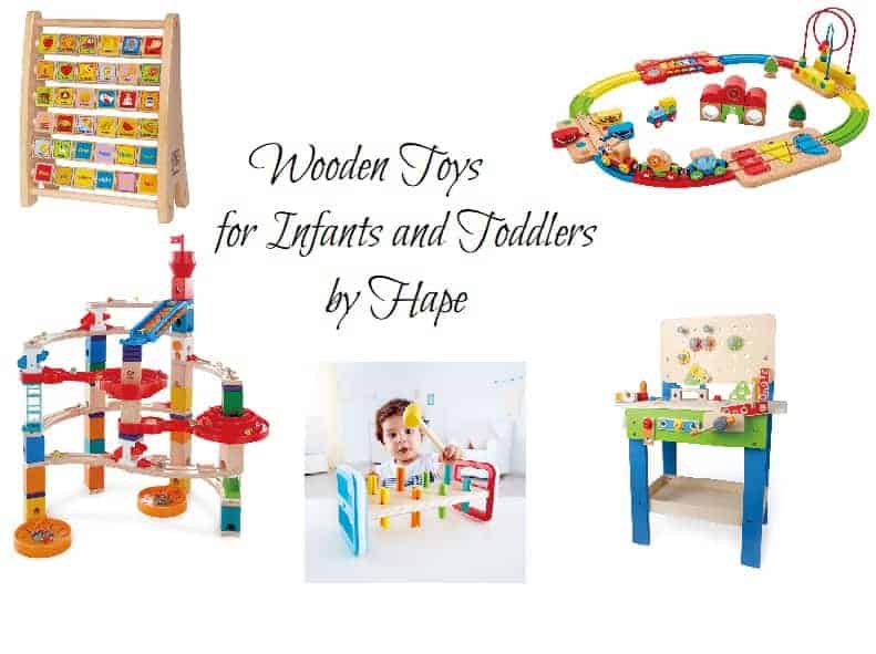 One of the largest producer of wooden toys for infants and toddlers is Hape. This post lists my 5 top picks from their great products.