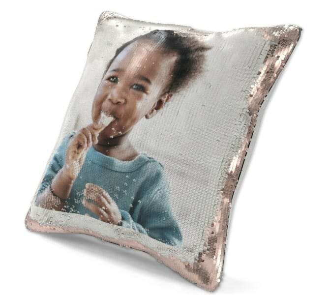 Asda Photo Sequin Cushion