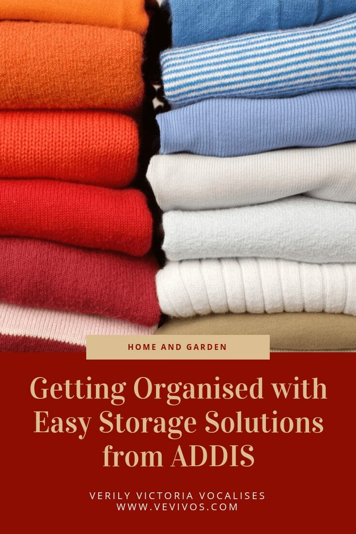We needed some easy storage solutions and so, ADDIS came to our rescue. We were able to choose a few useful products from them to help out around the home. This is what we chose to help put our items away in dedicated places.