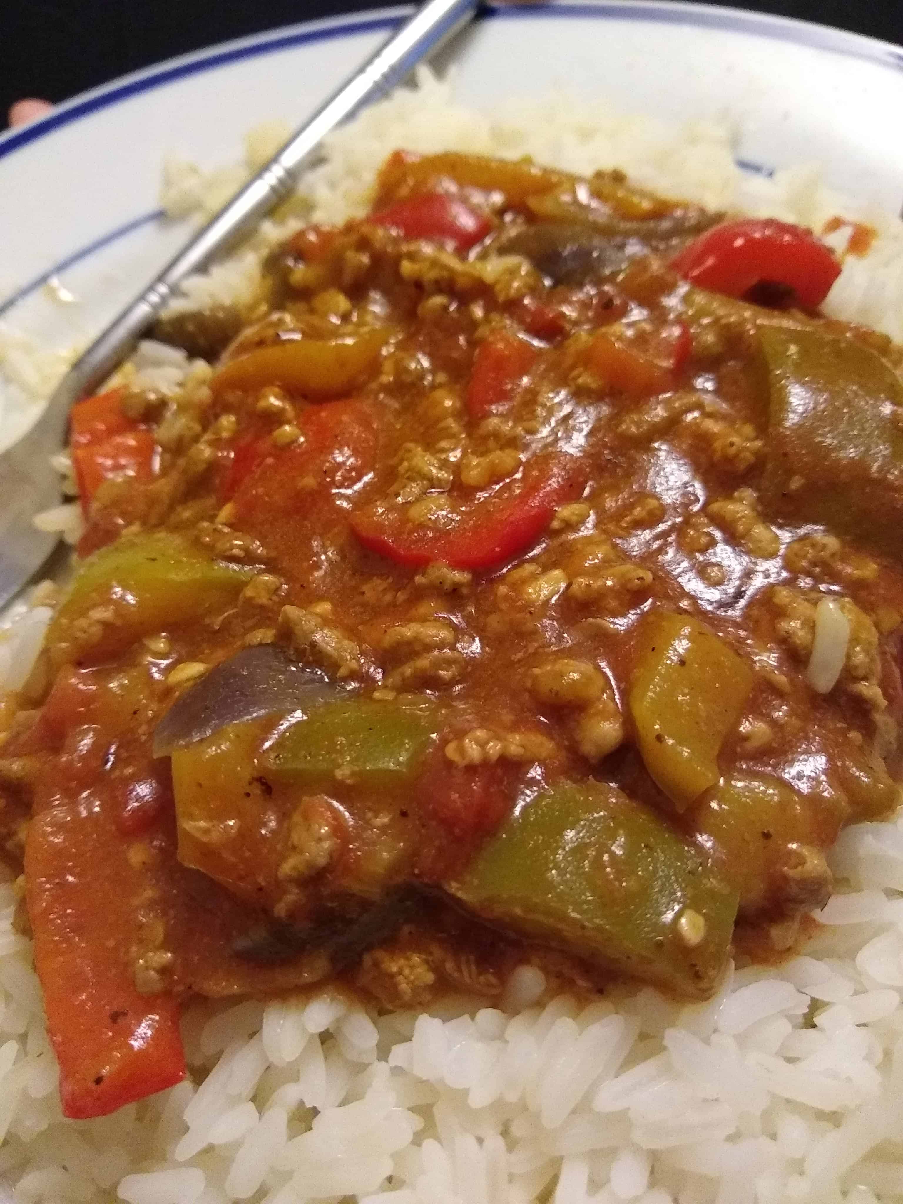 Slimming World recipe Turkey Jalfrezi