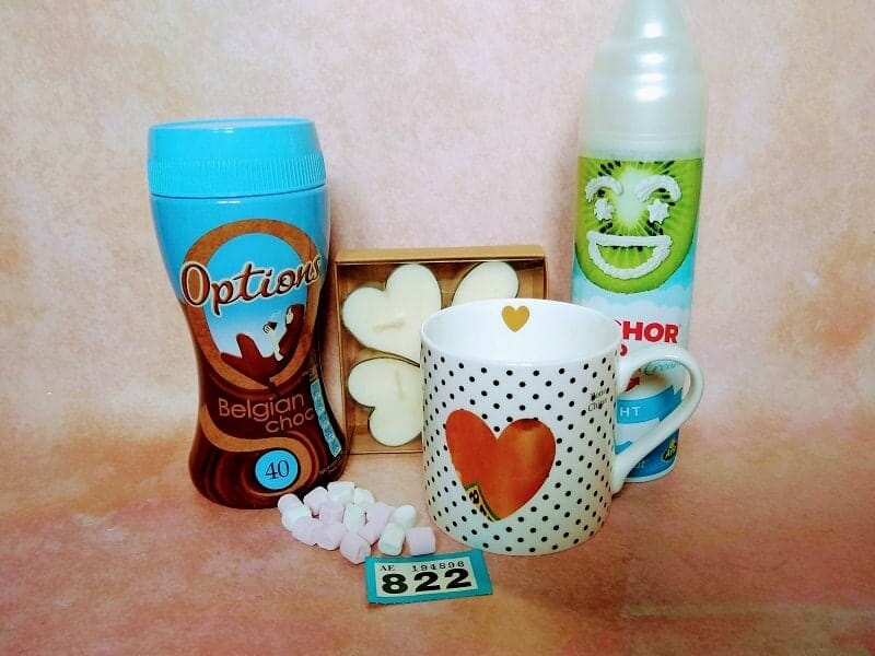 Slimming World Hot Chocolate with cream and marshmallows