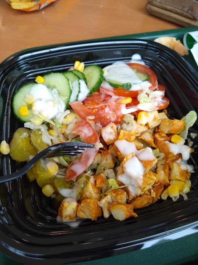 Subway Chicken Tikka Salad