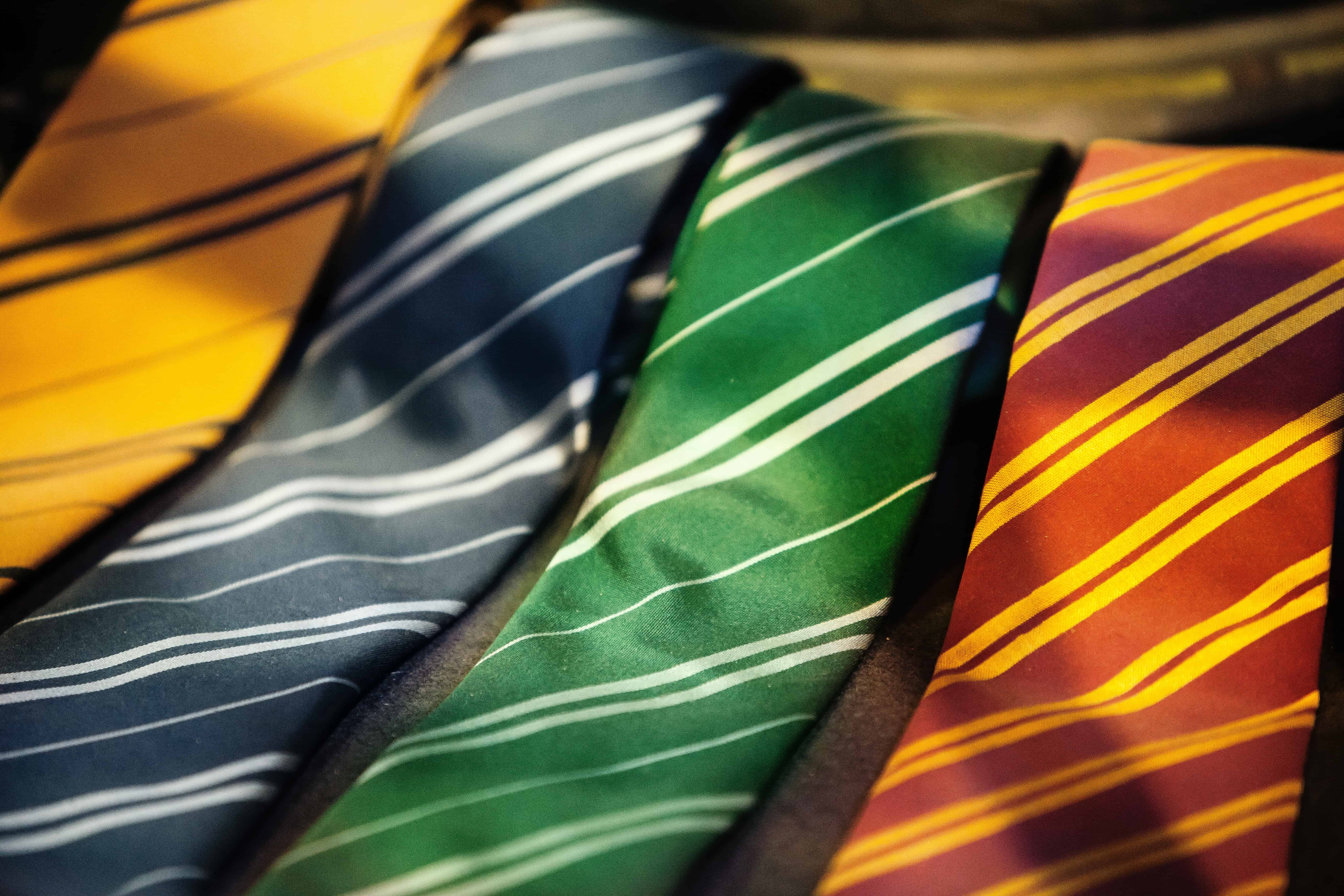 House colours at Harry Potter Warner Bros Studio Tour