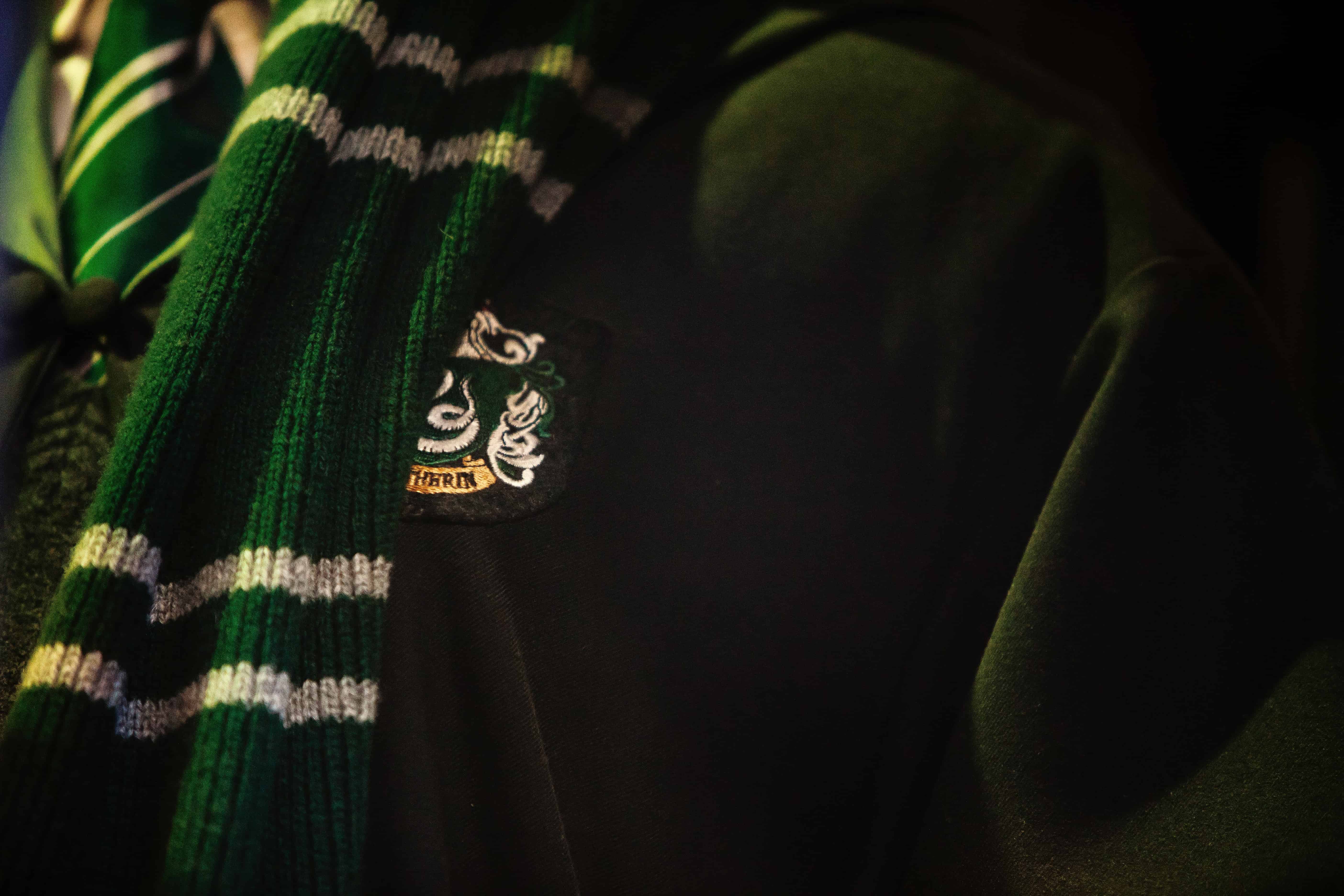 Slytherin Colours at the Harry Potter Warner Bros Studio Tour