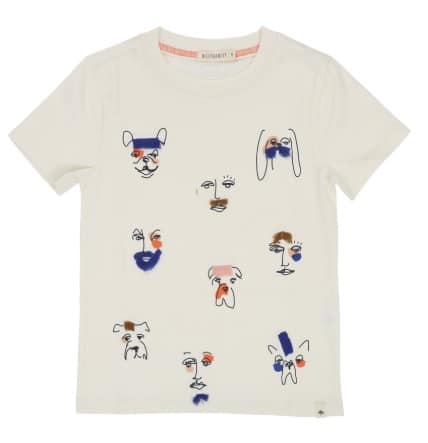 T-shirt with people and dogs from Strawberry Children Clothing