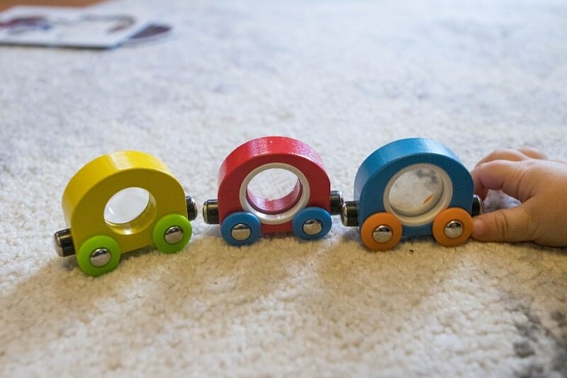 The Hape Take-a-Look Wooden Train