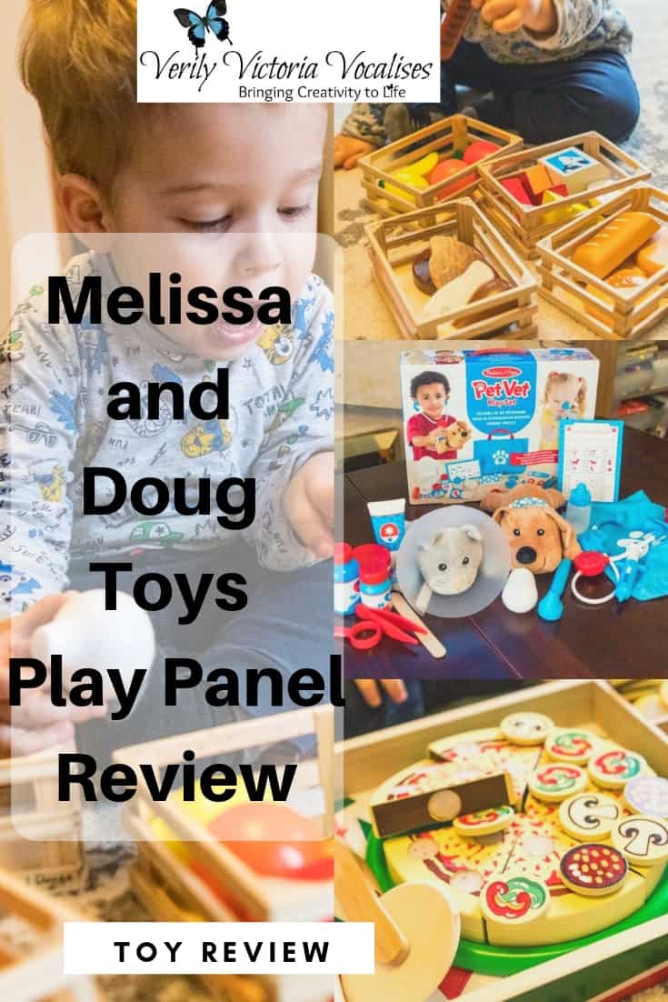 I have always heard extremely good things about Melissa and Doug Toys. My mum had a few in the toy box at her house for when the grandchildren came over and I still love the cars she had in her collection.When the company asked if we would like to become members of their play panel recently, how could I resist?! Here is our review of the Food Groups and Pizza Party wooden play food and the Examine & Treat Pet Vet Play Set. #review #toyreview #gifted