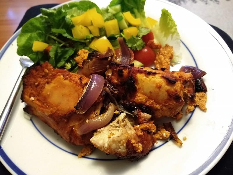 Slimming World Tandoori Chicken with Salad