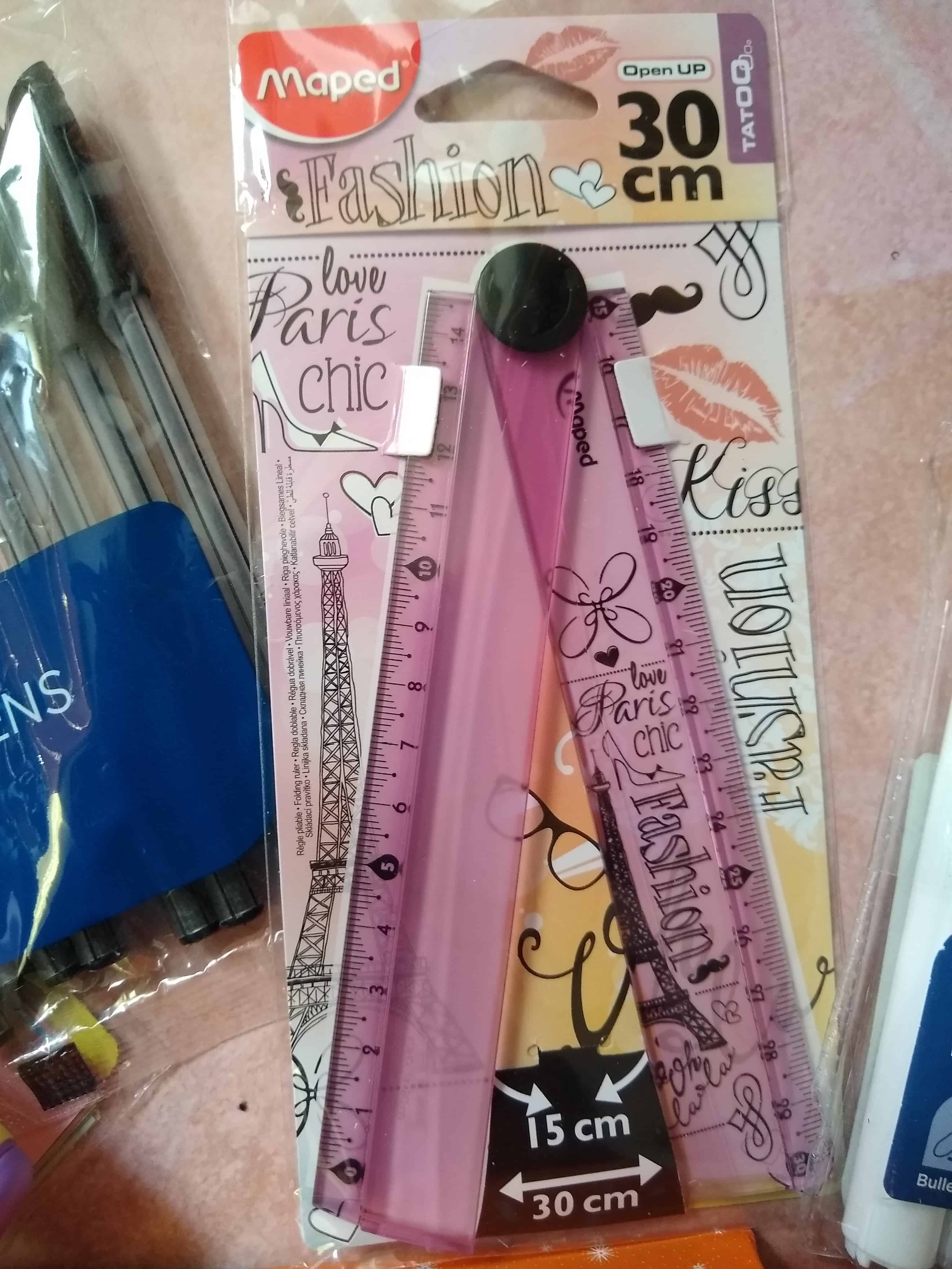 Folding ruler from WH Smith
