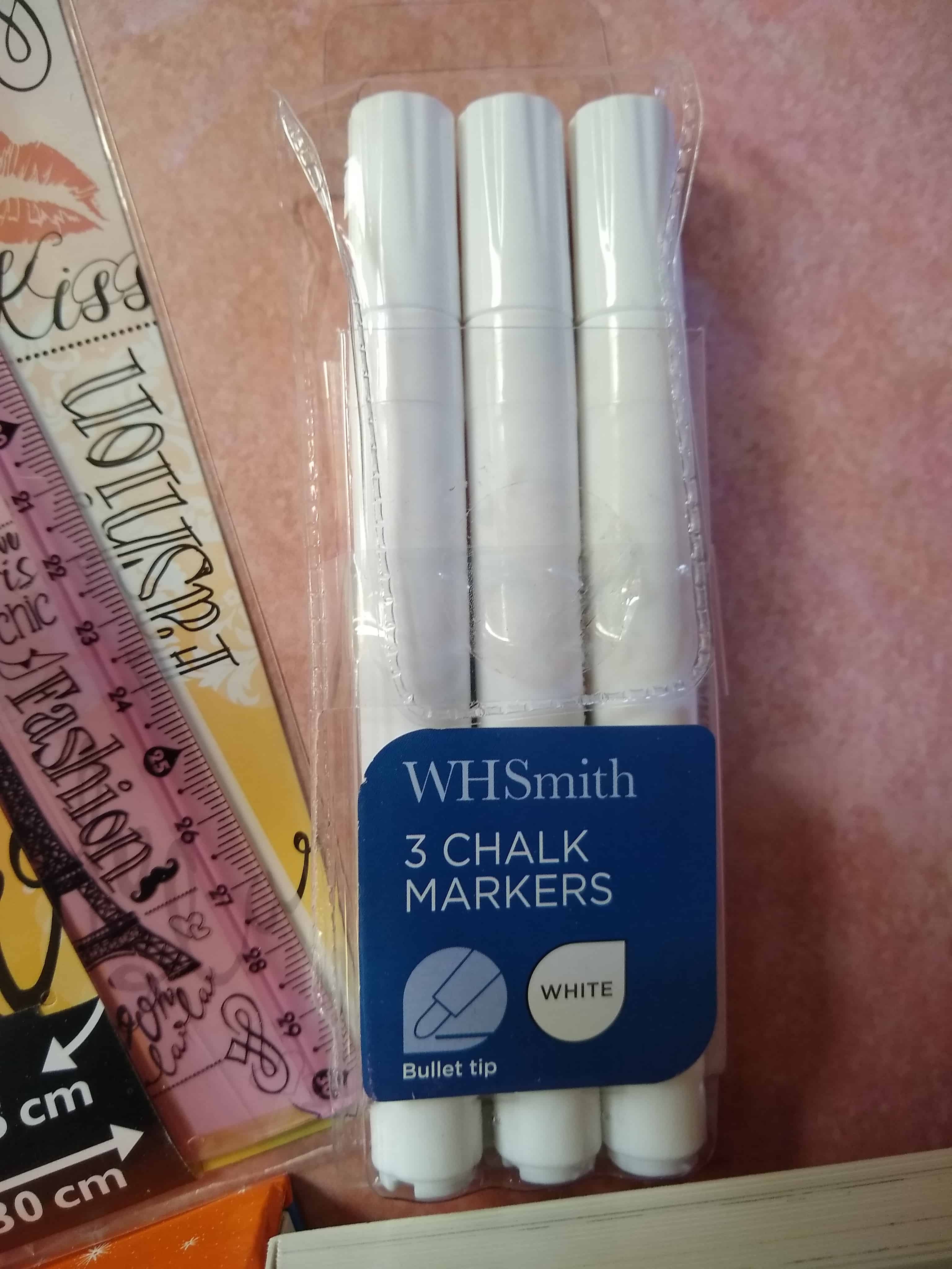 Chalk markers from WH Smith