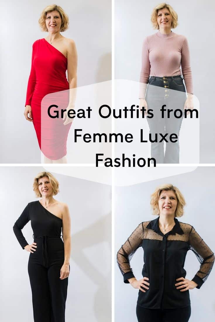 When Femme Luxe Fashion contacted me, I have to admit that I hadn't heard of them and, at first glance, I felt that their fashion may be a bit young for me. But, when I looked through again - and looked a bit harder - I realised that there were a number of products that I would wear. #ad
