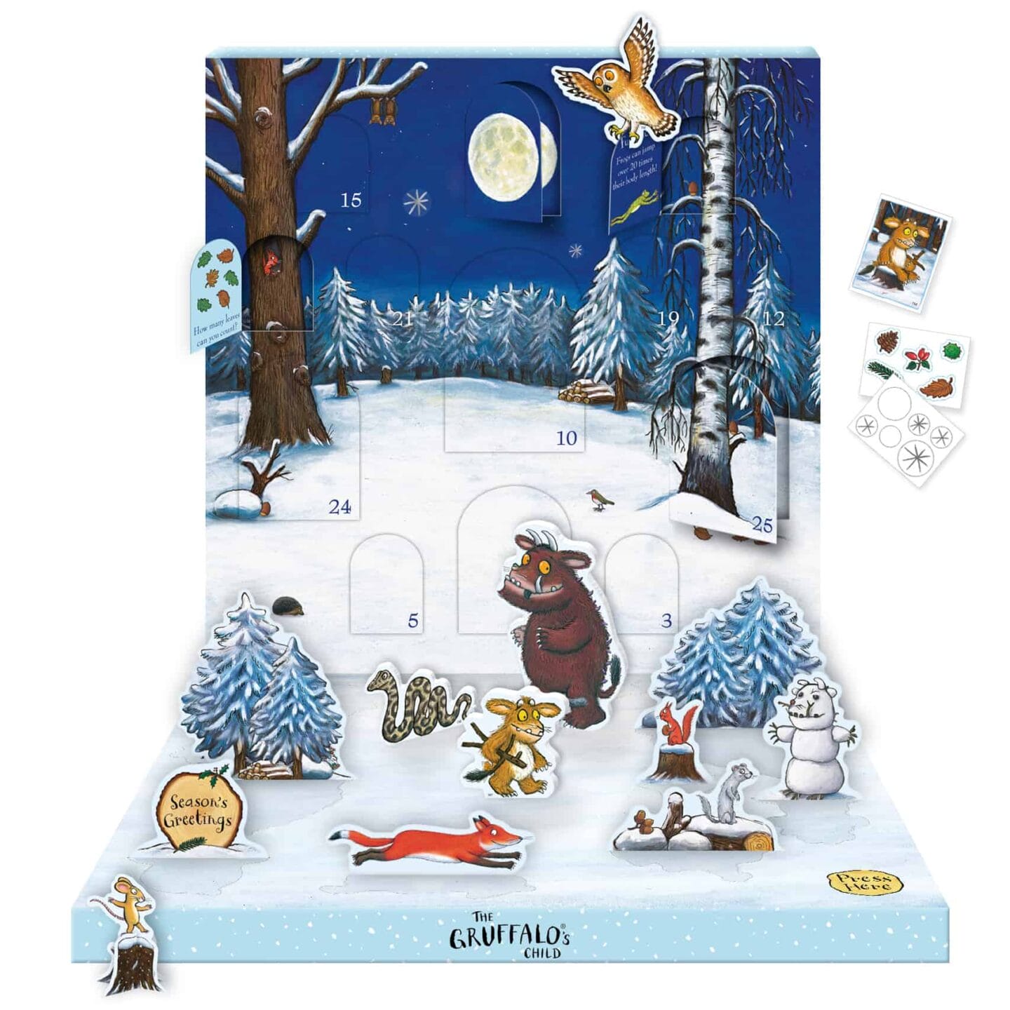 The Gruffalo musical advent calendar