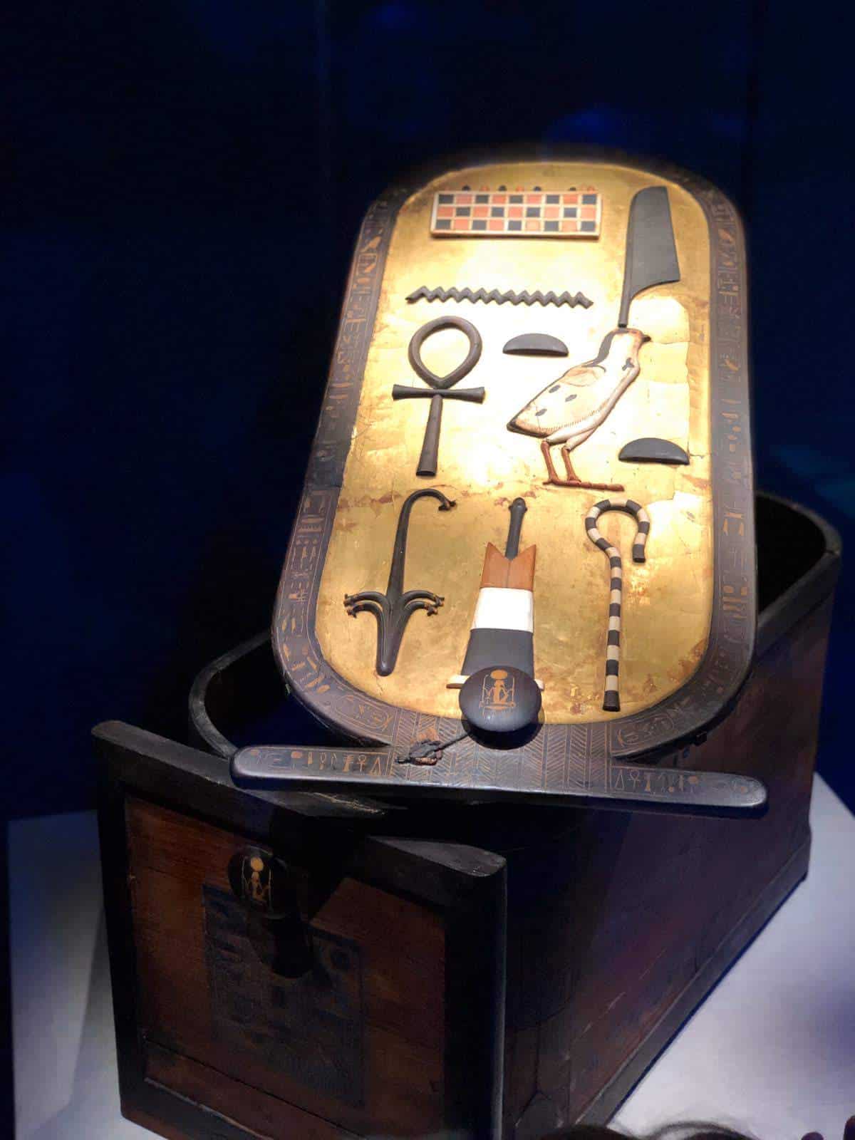 Tutankhuamun: Treasures of the Golden Pharaoh exhibition at Saatchi Gallery