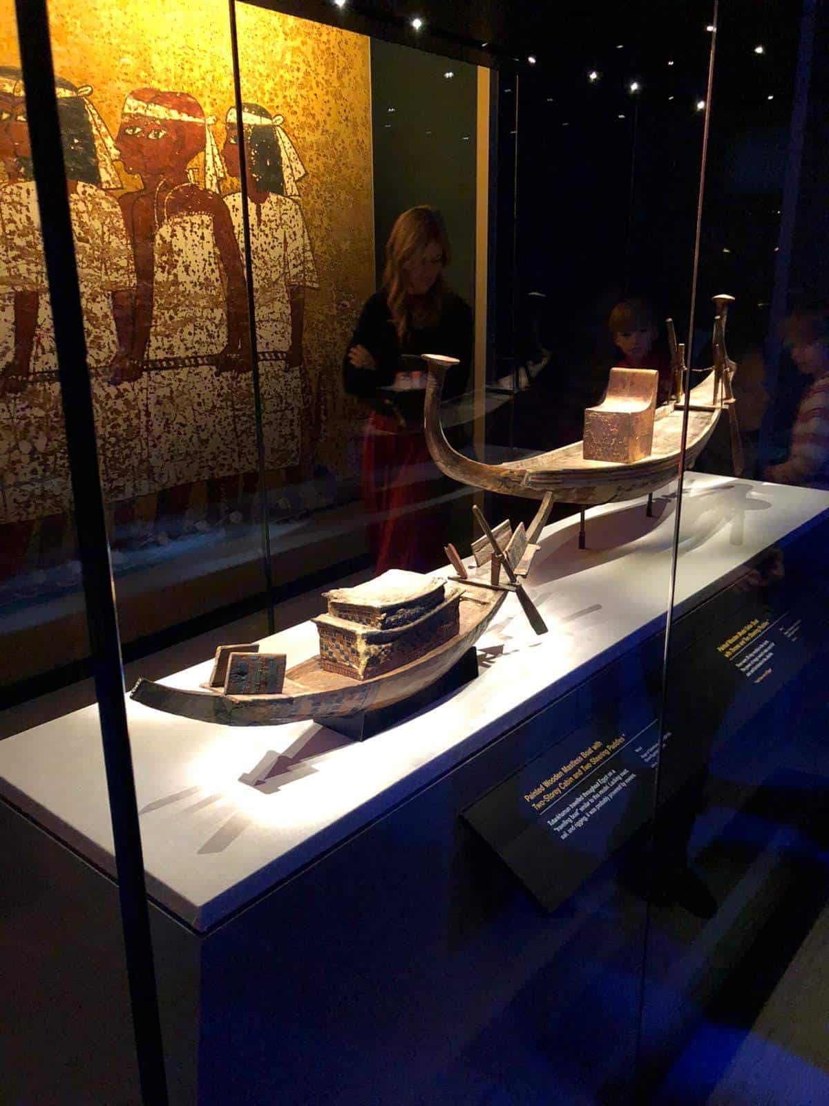 Tutankhuamun: Treasures of the Golden Pharaoh exhibition at Saatchi Gallery