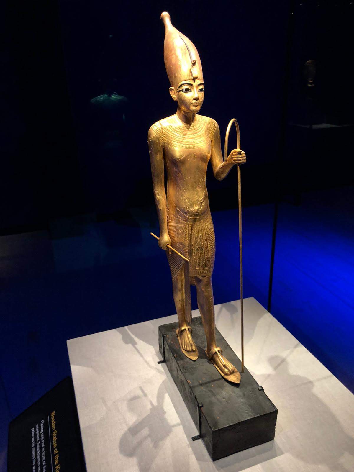 Tutankhuamun: Treasures of the Golden Pharaoh exhibition at Saatchi Gallery