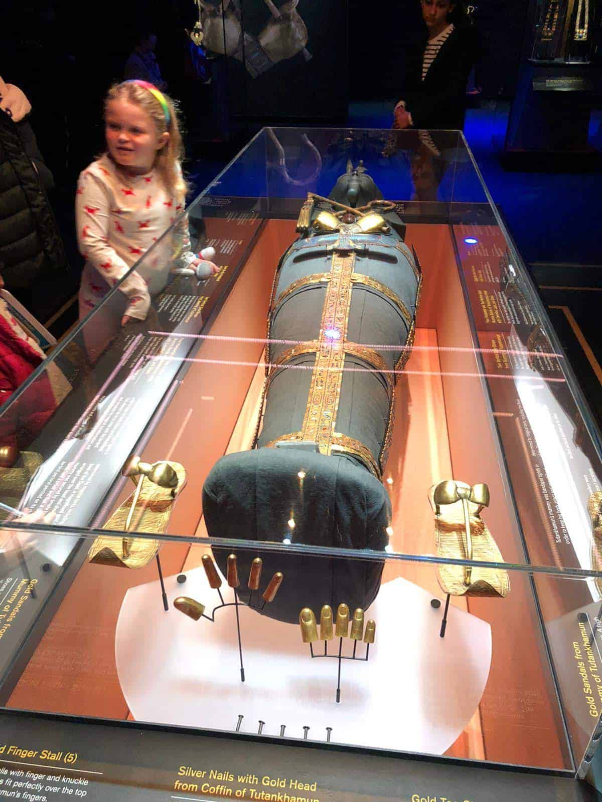 Tutankhuamun: Treasures of the Golden Pharaoh exhibition at Saatchi Gallery