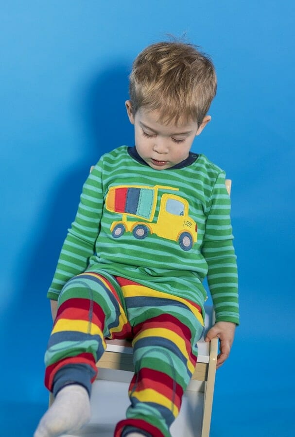 This Discovery Applique top featuring a dumper truck is included in the Frugi SS20 Lifestyle Collection. It is sharing the Japanese concept of Ikigai, meaning ‘a reason for being’. I love the bright, fun colours and am really excited to share them with you in this review.